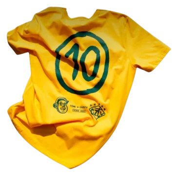 Camiseta amarela Caze Cuts